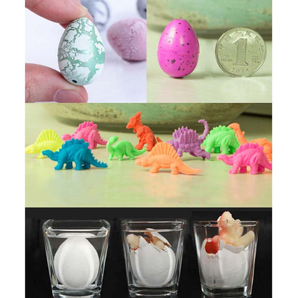 120pcs Watercolor Cracks Grow Eggs Education AL Toys Magic Eggs Gifts For Kids Novel Water Hatching Inflation Dinosaur Egg