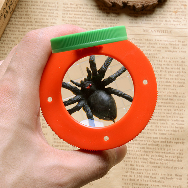 Bug Box Magnify Insects Viewer 2 Lens 4x Magnification Magnifier Childs Kids Toy Entomologists 