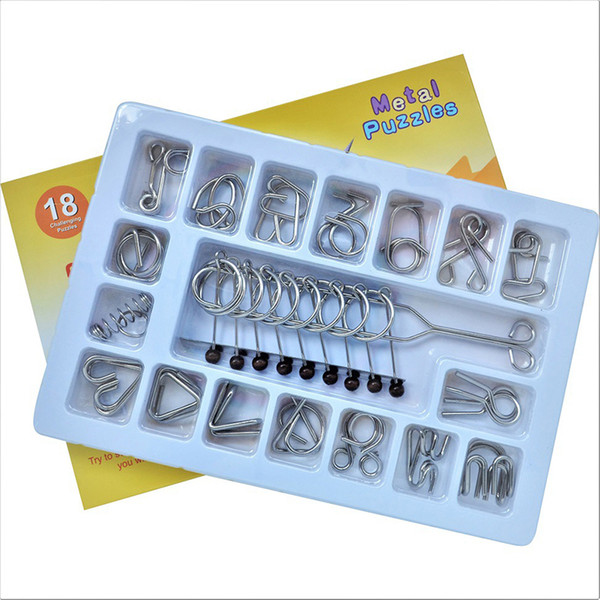 Spot educational toys nine links 18 sets of children's intellectual solution ring release 18 upgrades improved version