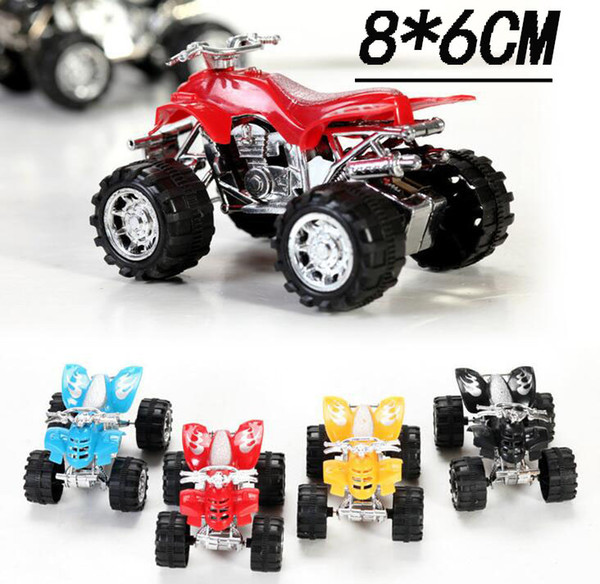 Kids Toy Pull Back Motorcycle Mini New Four-Wheeled Off-Road Motorcycle Stalls Children toys Wholesale free shipping