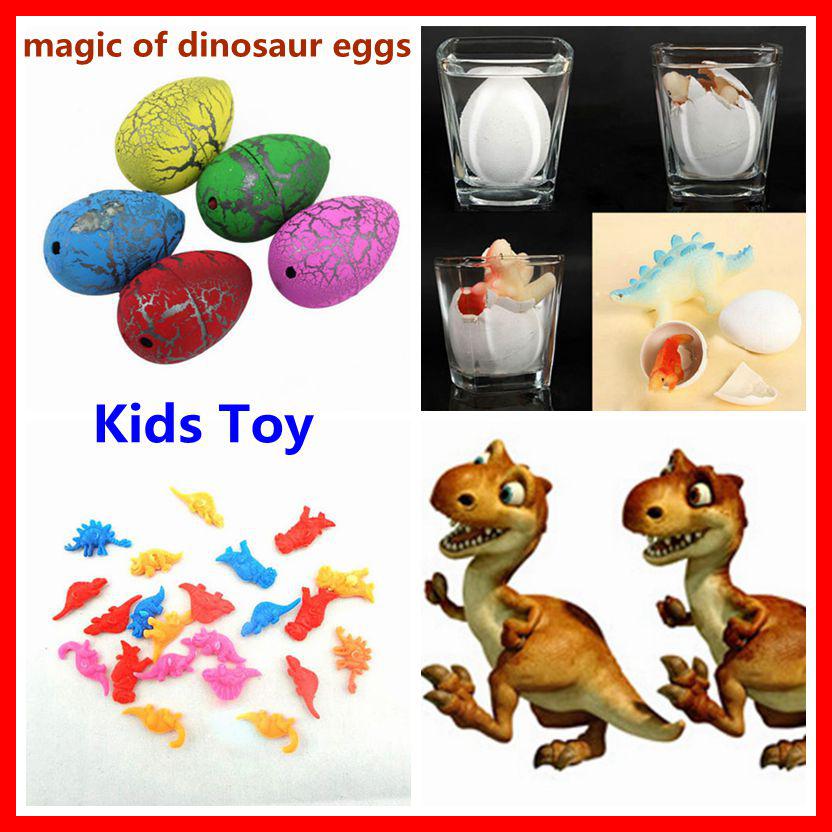 12PCS Hatching Growing Dinosaur Dino Eggs Add Water Magic Cute Children Kids Toy Free Shipping