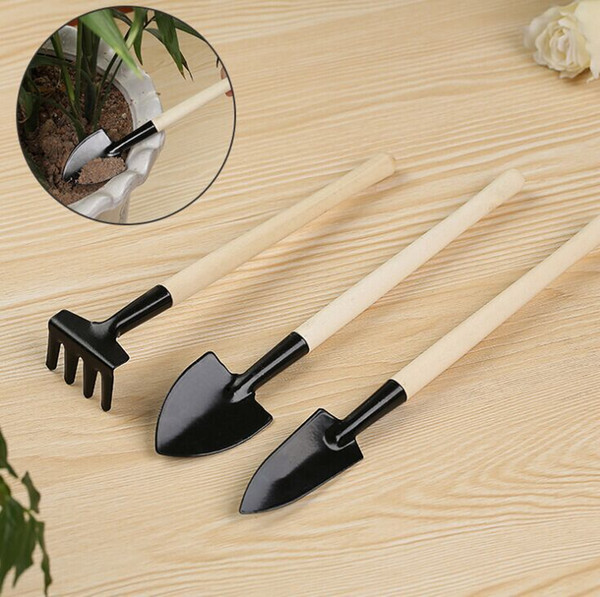 Kids Gardening Tool Kits 1 Set = 3pcs Trowel Shovel Rake Mini Gardening Tool Kits Kids Gift