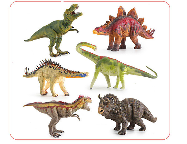 Jurassic World 6 Kinds Dinosaur Toy Collection Big Hollow Tyrannosaurus Rex Great Gift Set And Party Favors Top Quality