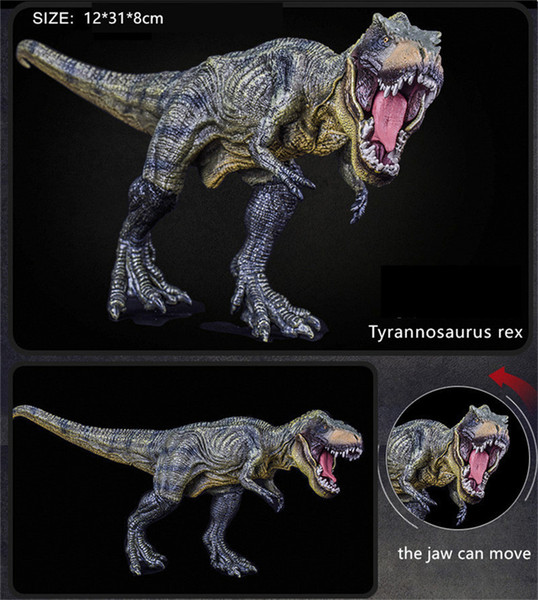 New Jurassic World Park Tyrannosaurus Rex large dinosaur toys simulation animal Model toys boy Birthday present