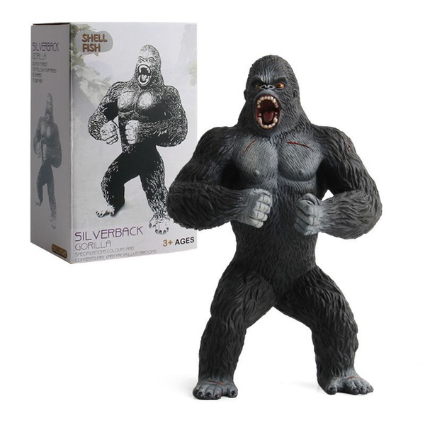 Orangutans Model Toys Kids Science and Education Simulation Animals Chimpanzee Model Silverback Gorilla Model Children Toys