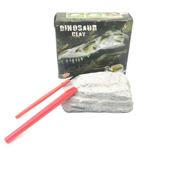 Novelty Archaeological Excavation Model Digging Dinosaur Fossil Toy Kids Science Education Develop Intelligence Operational Ability Gift