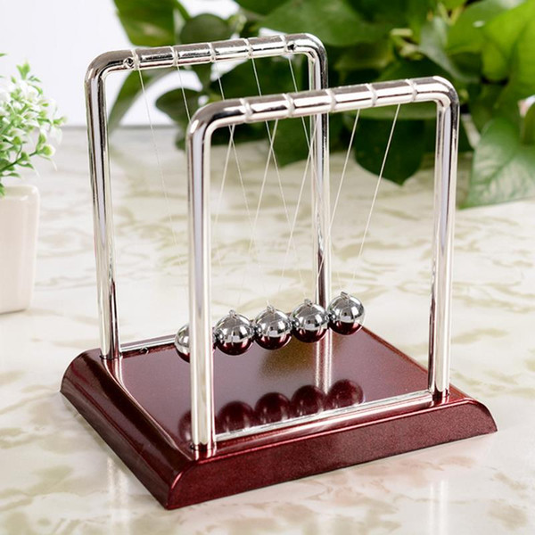 Educational Newton's Cradle Fun Steel Balance Ball Physics Science Pendulum Fun Development Kids Toys for Children Games Gifts