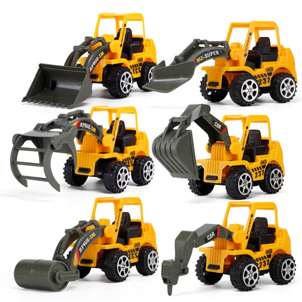 Engineering Vehicle Car Mini Truck Excavator Model Toys Kids Truck Excavator cars Boy Gifts Children Educational Toys