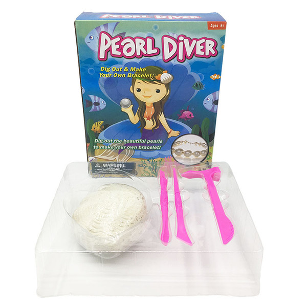 Pearl Diver Simulation Archeology Toy Child Early Education Puzzle New Exotic Fossil Mining Toys Model Plaster Creative 14 5ty I1