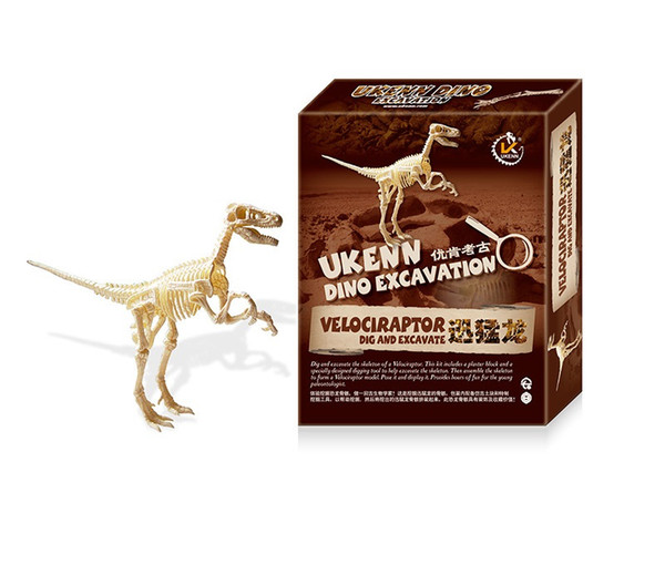 DIY Dinosaur Fossil Excavation Toys Manual Creative Archaeology Science And Discovery Gift Assembled Model Museum Teaching Tools