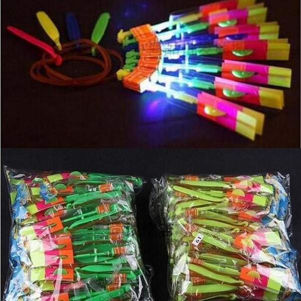 DHL free shipping 100pcs led arrow led helicopter flashing arrow amazing flying arrow helicopter birthday party supplies Kids' Gift