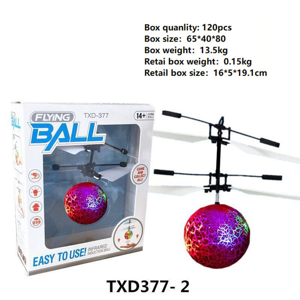 10 types RC Drone Flying copter Ball Aircraft Helicopter Led Flashing Light Up Toys Induction Electric Toy sensor Kids Children Christmas B