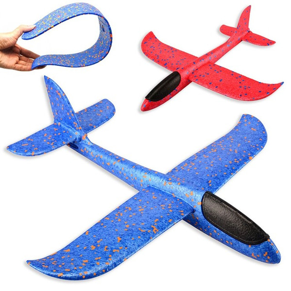 EPP Foam Hand Throw Airplane Outdoor Launch Glider Plane Kids Gift Toy 48CM Interesting Toys Flying toy