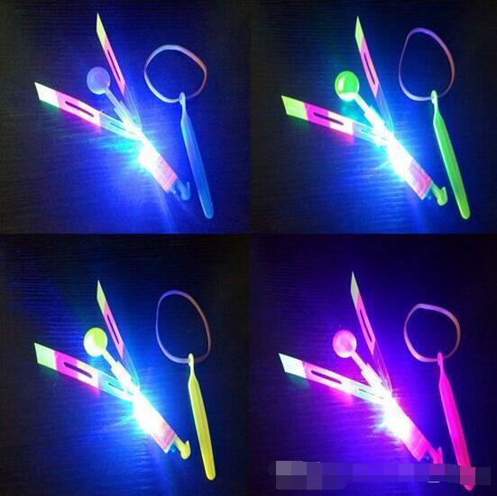 2017 Christmas Gift Newest Toy LED Amazing Flying Arrow Helicopter Flying Umbrella LED Toy LED Helicopter