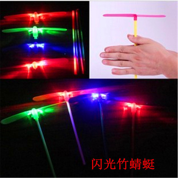 Kids outdoor multicolor plastic LED lighted toys children favorite LED flying toys boys girls holiday gifts party playing