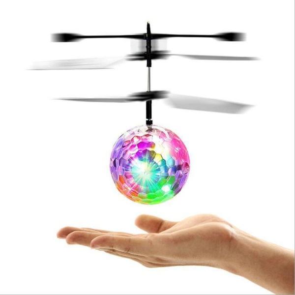 Led Toy RC Helicopter Flying Induction LED Noctilucent Ball Quadcopter Drone Sensor Up grade infrared Induction flying Children Toys for Ch