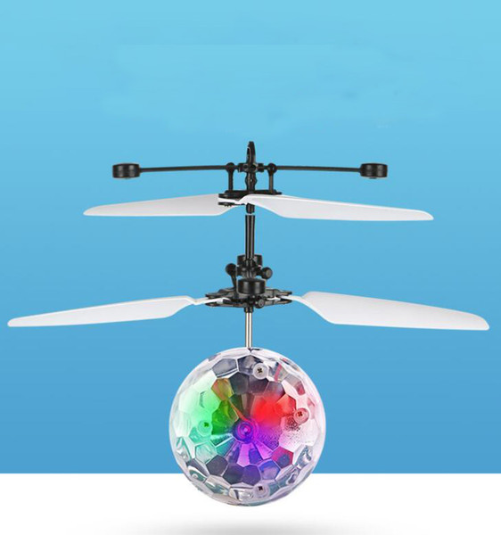 led Flying Ball Helicopter LED Lighting Sensor Suspension Control Aircraft flashing Ball Mini Helicopter for Kid KKA6607