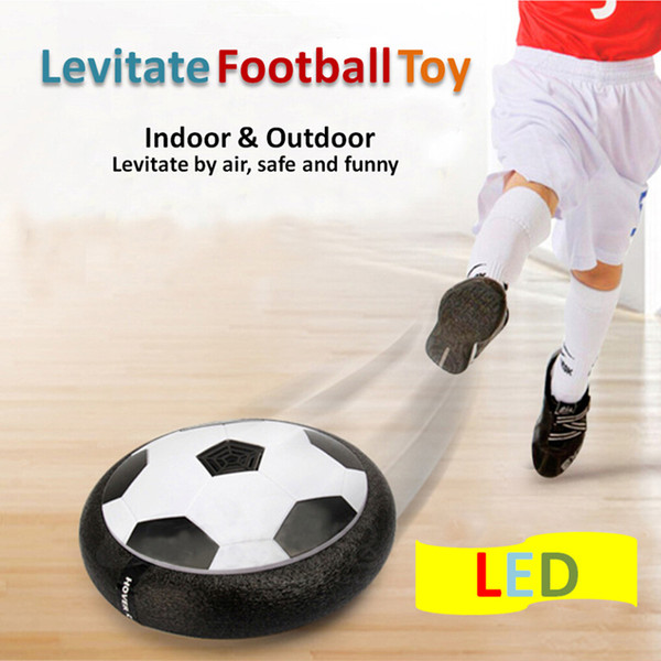 Led lights Air Power Soccer Ball Disc Indoor Football Toy Multi-surface Hovering and Gliding Toy Soft Foam Floating MOQ;20PCS