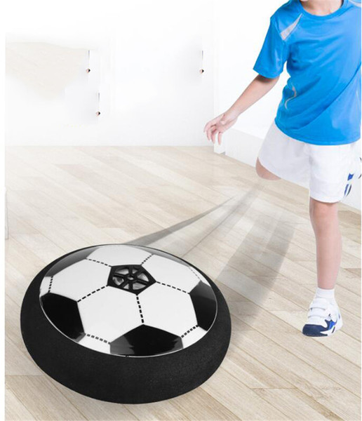 New Funny LED Light Flashing Arrival Air Power Soccer Ball Disc Indoor Football Toy Multi-surface Hovering And Gliding Toy to363