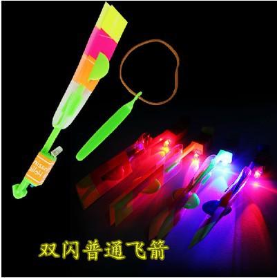 Flying arrow flying fairy slingshot catapult light outdoor flash children creative hot toys wholesale