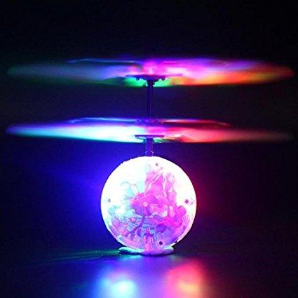 RC Flying Ball Drone Toy for kids,RC infrared Induction Helicopter Ball Built-in Flashing LED,Colorful Drone Toys for kids