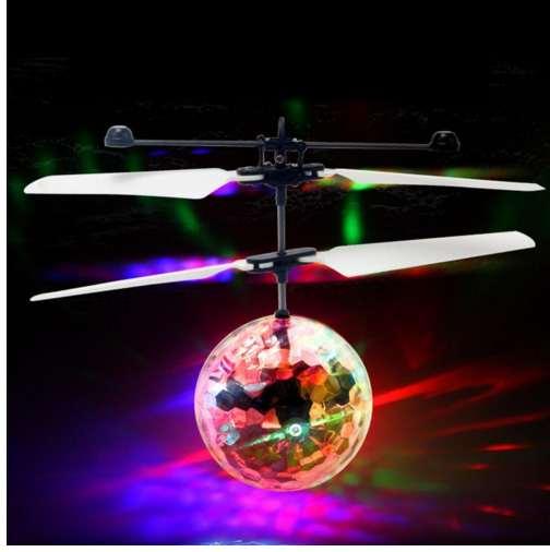 RC Flying Ball Luminous Kid's Flight Balls Electronic Infrared Induction Aircraft Remote Control Toys LED Light Mini Helicopter