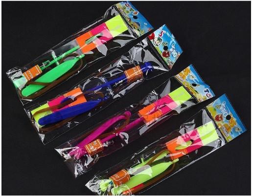 Amazing Flash LED Light Up Arrow Rocket Helicopter Rotating Flying Toys for Children Xmas Gift