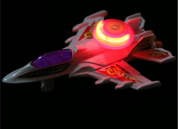 Aviation model, plastic pull back luminous airplane toy, strange new toy Pull back luminous aircraft Model airplane fun toys for children