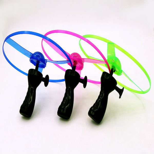 Luminous UFO flying arrows flying saucer outdoor toys fairy LED flash bamboo dragonfly factory direct sale