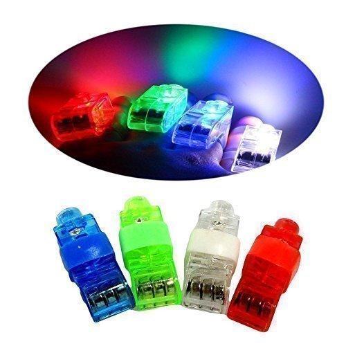 LED Lighted Toys LED Finger Ring Lights Glow Laser Finger Beams Party Flash Kid rave party glow Toys