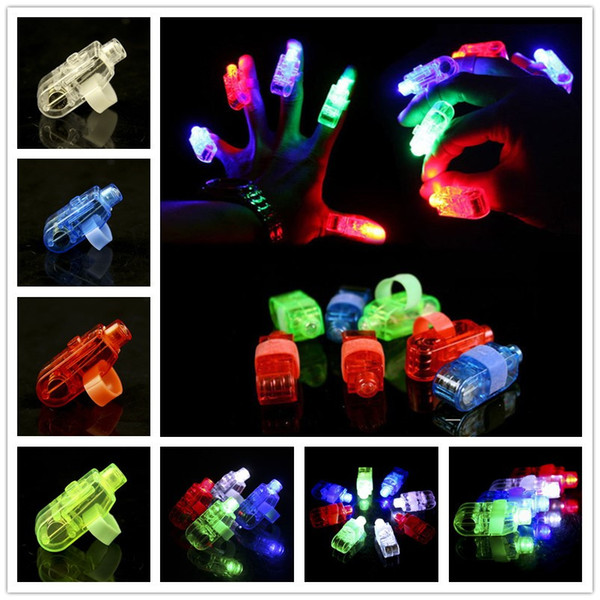 100pcs/lot Cheaper Flashing Fingers Beams Party Led fingers toys Novelty items for kids Promotional gifts for event Led lighted toys