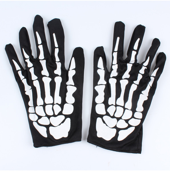 Hot halloween Skeleton ghost claw gloves gloves costumes Cosplay for adults in stock