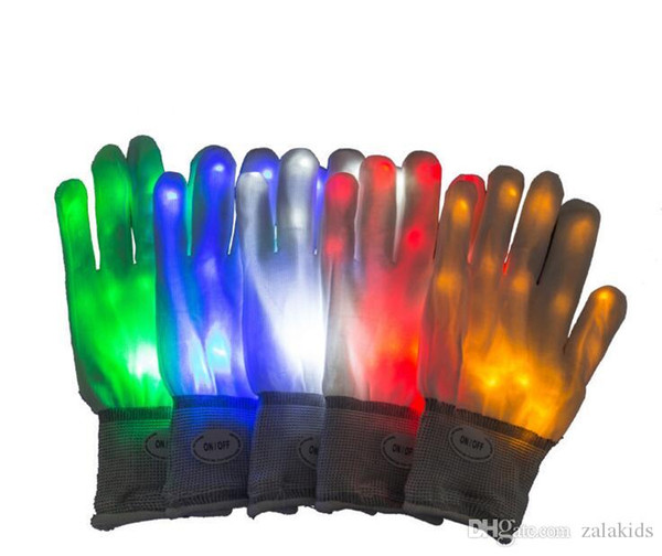 LED Gloves Halloween LED Cosplay Glove Lighted Toy Light Props Party Light Gloves Wholesale Halloween Lighting Toys