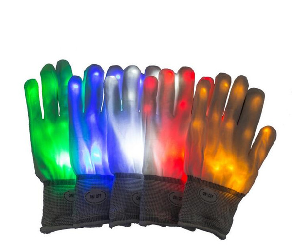 LED Gloves Halloween LED Cosplay Glove Lighted Toy Light Props Party Light Gloves Wholesale Halloween Lighting Toys