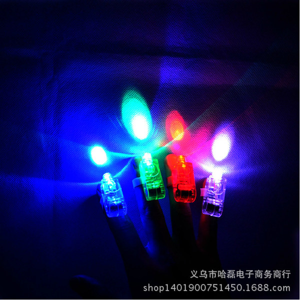 Light emitting lamp lamp lamp ring finger laser colorful LED lamp factory direct wholesale