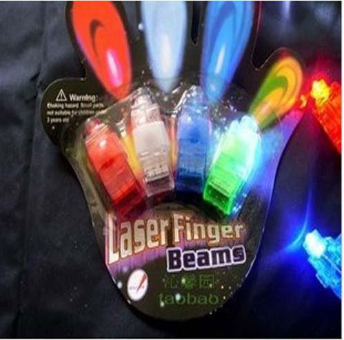 finger Led finger LED Laser Finger light Beams Ring Torch for Party-Silicone tape-(100pcs Pack)