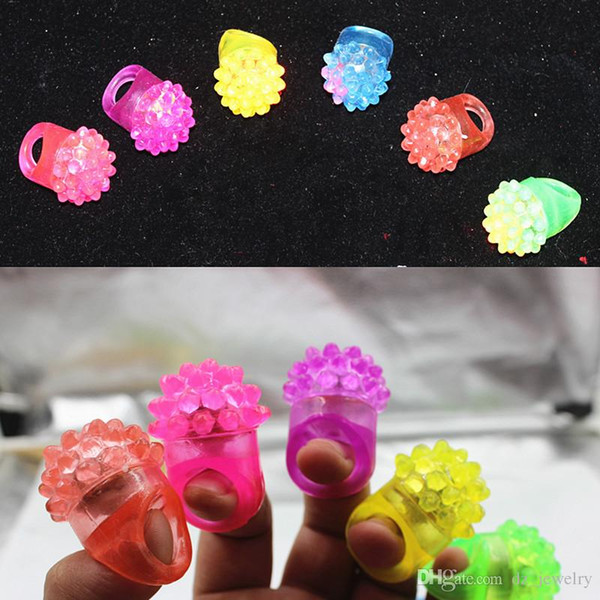 2018 Creative LED flashing caomei rings led other light-emitting luminous ring bar supplies children's toys 100pcs/lot