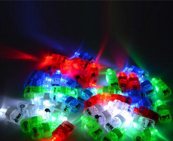 DHL 2000pcs Dazzling Laser Fingers Beams Party Night Club Flash Toys LED Lights Toys