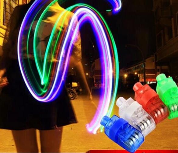 Free DHL 500ps White Green Red Blue Magic LED Glow Flash bright finger ring lights lamp as party xmas wedding glow MAGIC