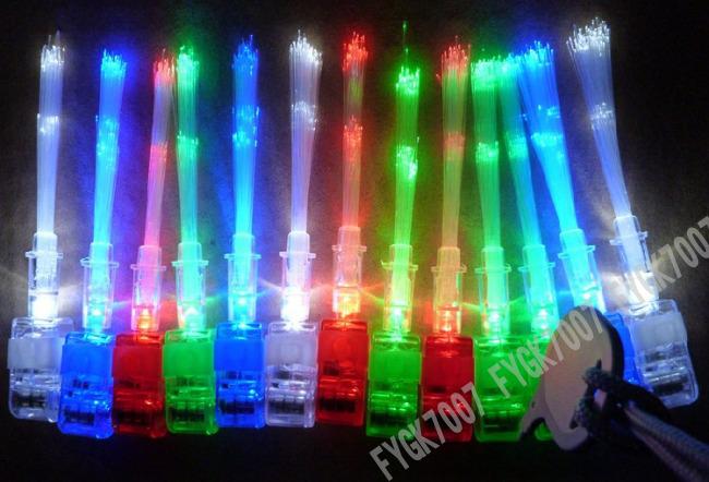 Christmas items Bright projection finger lamp LED finger lights, 4color fiber optic finger light EMS