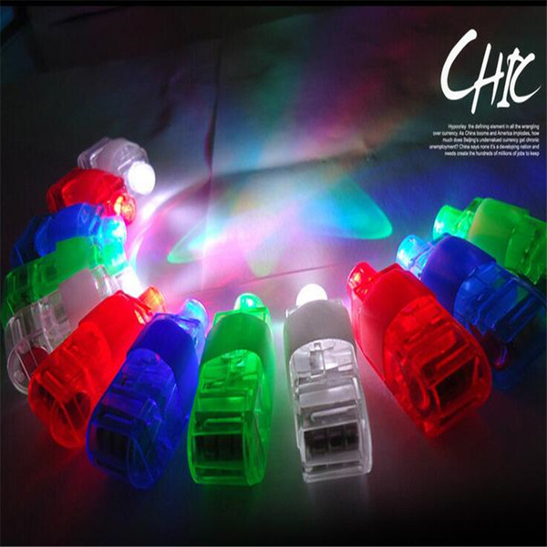 Lighting Finger LED Light Toy Laser Finger Glowing Beam Finger Ring Laser Lighting Toy 4 Colors Glowing Flash Colour LED Luminous Light DHL