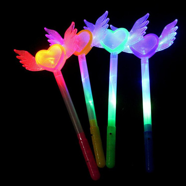 LED Light Sticks Angel Wing LED Flashing Sticks Glowing Sticks Kids Light-Up Toys Gift Birthday Glow Party Supplies