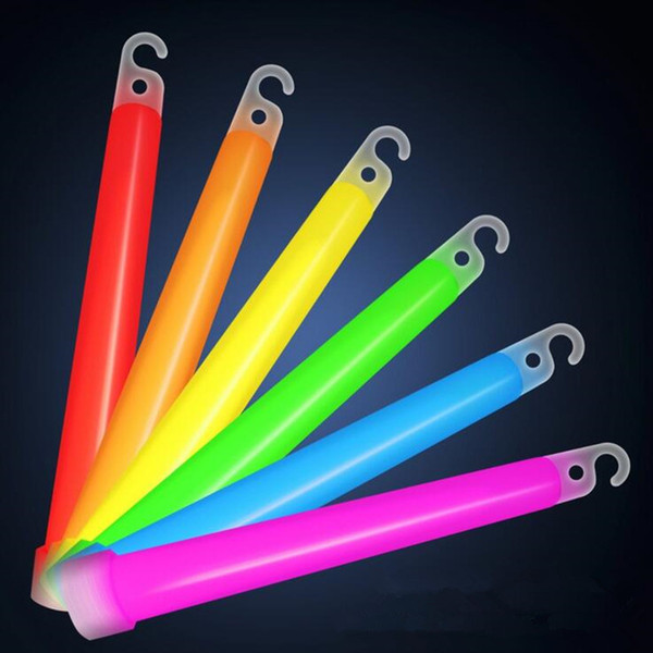 LED Light Sticks Colorful Glow Sticks With Hook Lanyard Camping Light Stick For Concert Party Festival Celebration Supplies