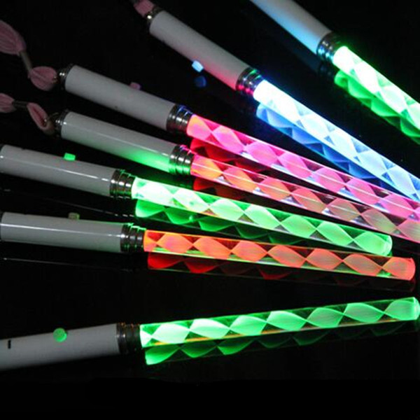 LED Light Sticks Acrylic Thread LED Glowing Light Sticks Concert Cheering Flashing Sticks Wedding Birthday Party Favors