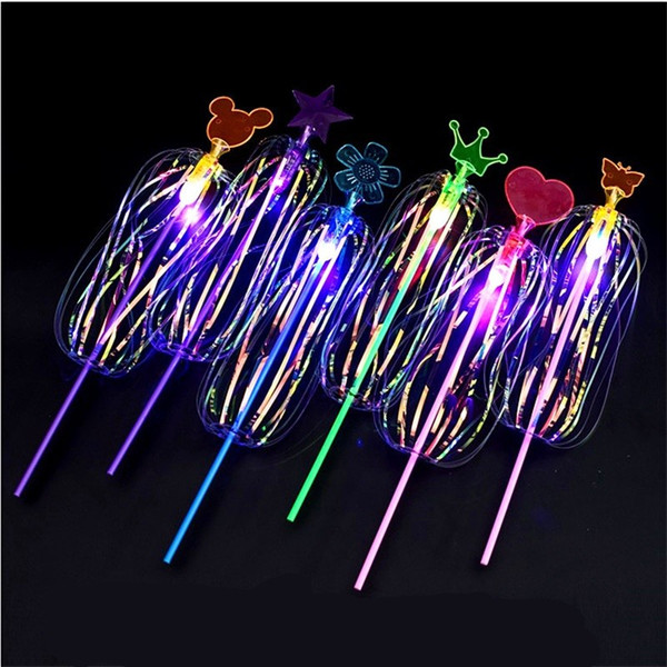 Colourful Luminescent toys large size children Variety Twist Fun Ribbon Magic wand Flash of light Bubble flower Glow Stick 1 55jl W