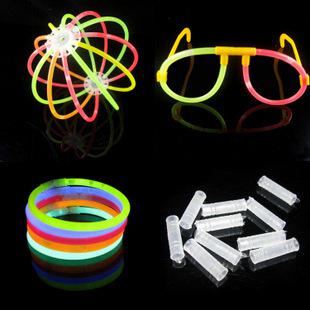 7.8''Multi Color Hot Glow Stick Bracelet Necklaces Neon Party 100Pcs/set Bright Colorful Fun