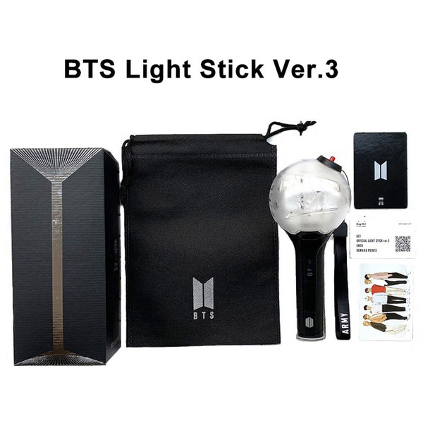 New Flash Glow Light Stick Ver.3 Kpop BTS ARMY BOMB Bangtan Boys Concert fluorescent lamp Toys