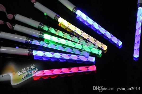 Christmas Toys LED Cheer Glow Sticks Acrylic Bubble Flash Wand For Kids Toys Concert Bar disco Party Supplies