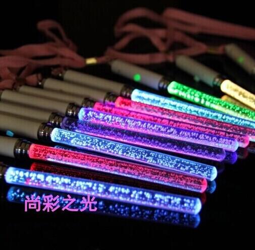 New Christmas Toys LED Cheer Glow Sticks Acrylic Bubble Flash Wand For Kids Toys Concert Bar Party Supplies