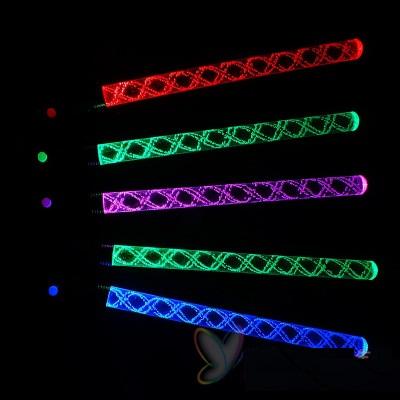 Hot Acrylic Bubble Glow Stick Concert Cheering Props LED Electronic Flash Water Wave Stick Colorful Flashing Stick Children Glowing Toys